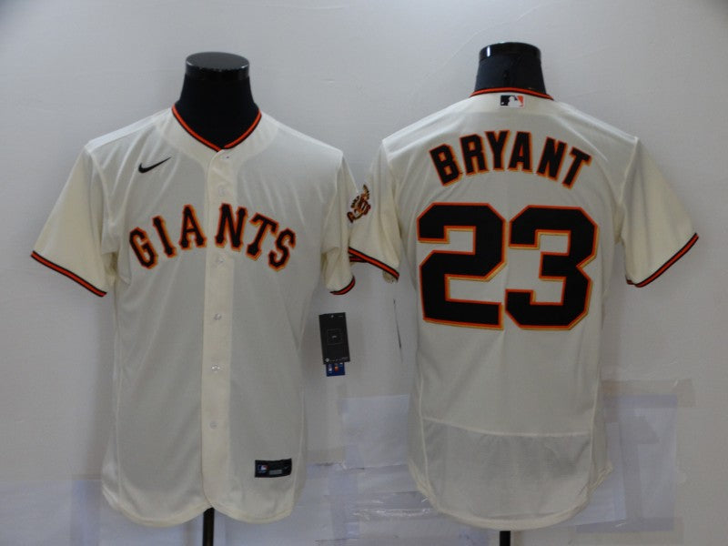 Men's San Francisco Giants Kris Bryant #23 Beige Baseball Jersey